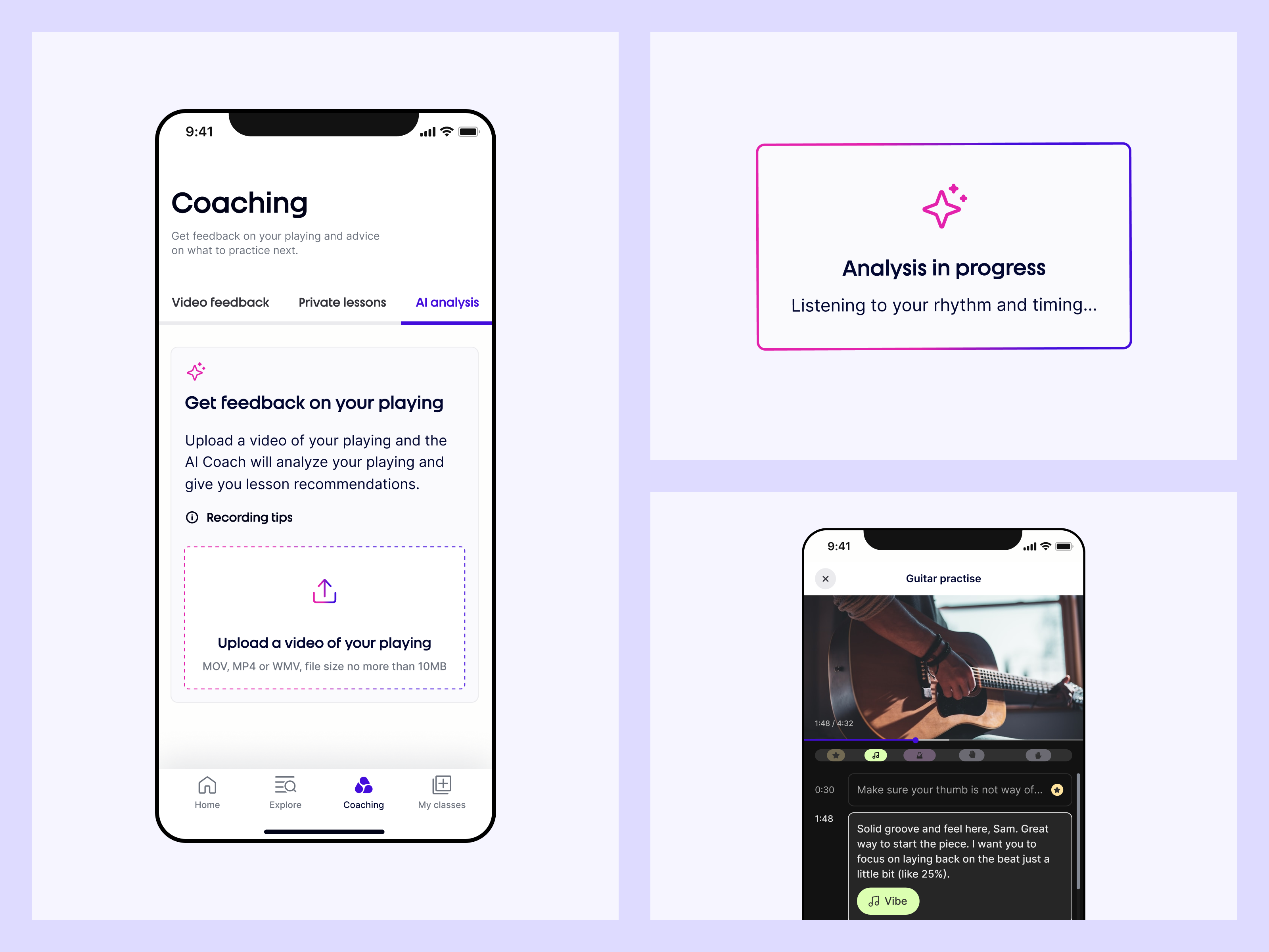 Introducing the AI Mentoring 🎼 ai mobile app user interface uxui