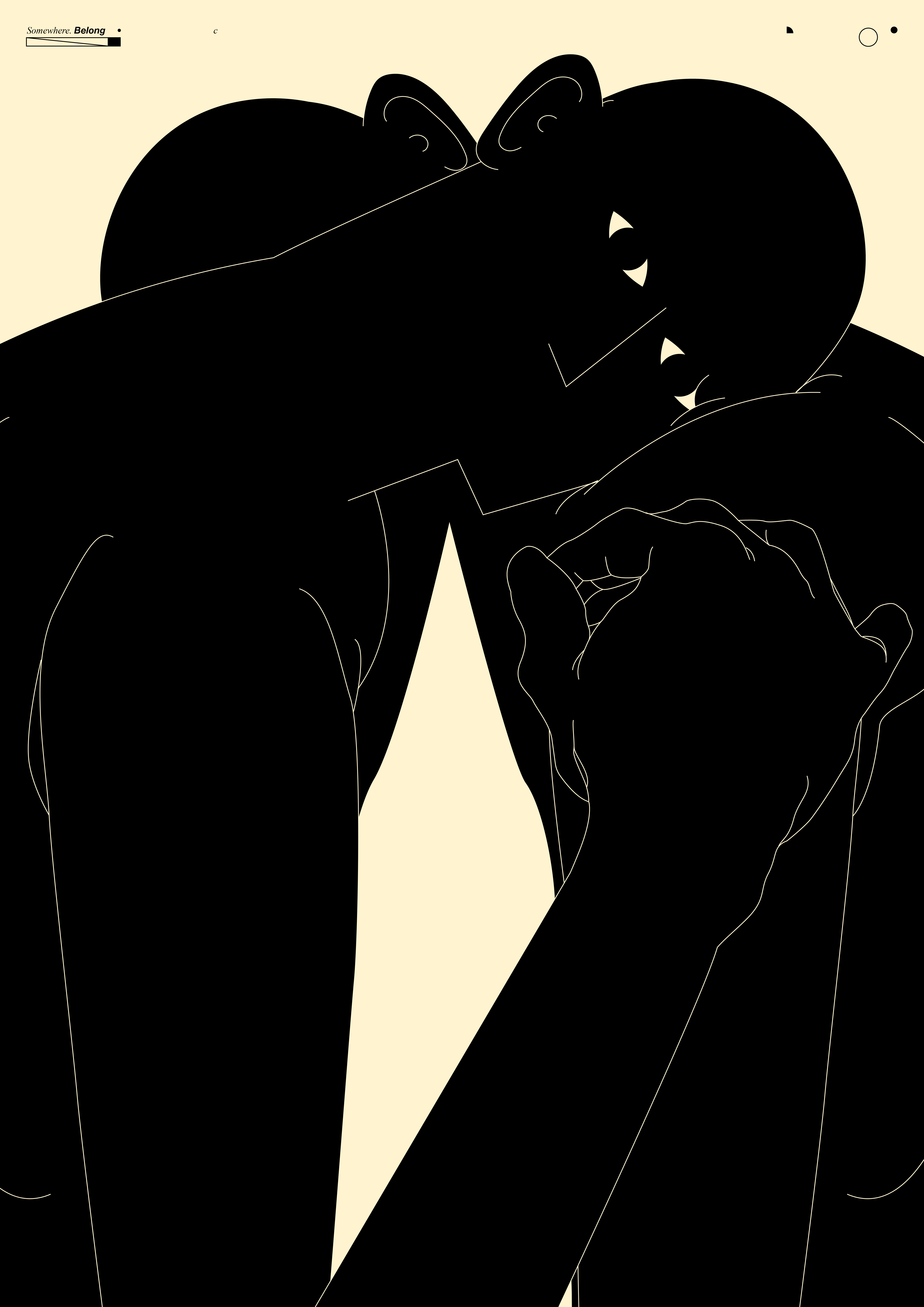 Somewhere. Belong abstract belong blog book cover branding composition cover cover illustration design editorial editorial illustration illustration laconic minimal philosphy print psychology psychology illustration somewhere together