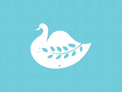 Bird Leaves Logo beauty bird brand brand identity branding branding design brandlogo graphic design leaf leaves logo logodesign logoforsale logoground nature scalebranding spa swan vector white