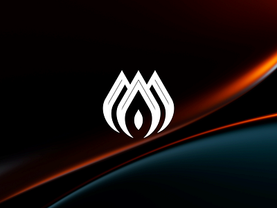 AM + FIRE MONOGRAM 3d animation branding design eleghant graphic design icon illustration lettering logo logomark monogram motion graphics ui unique vector