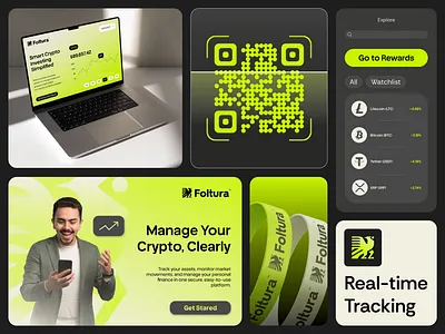 Foltura - Brand Design (Brand Identity) for digital investment agency brand brand guideline brand identity branding company creative design digital finance graphic design investment logo logo design modern logo platform ui unique visual identity