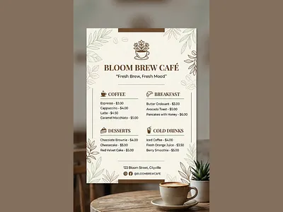 Menu Design graphic design menu design print design