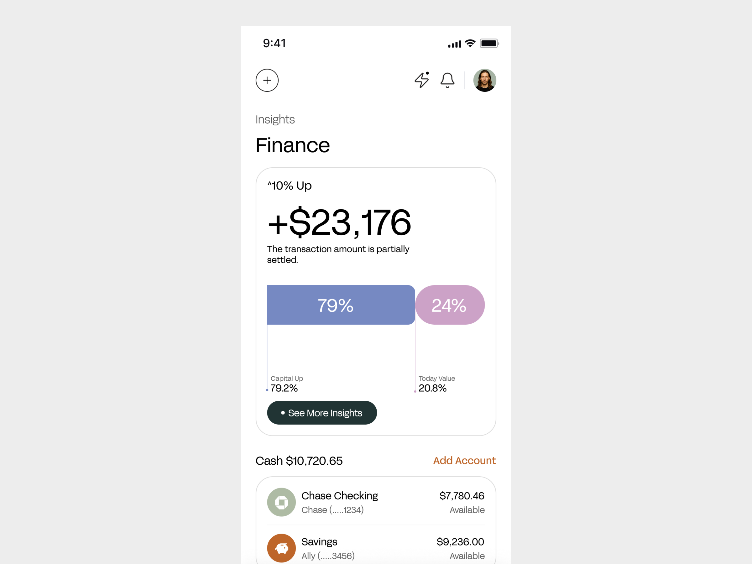 AI Fintech - Mobile App Design ai ai app ai fintech app ai product app ui bills payment fintech mobile app mobile app design mobile ui payment app product design typography ui ui ux user experience ux