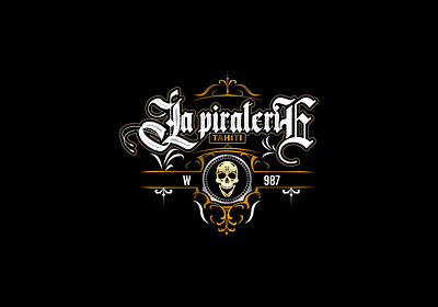 La Piraterie logo 3d 3d logo animation branding design graphic design icon illustration logo logodesign minimalist logo motion graphics newlogo piraterie ui vector