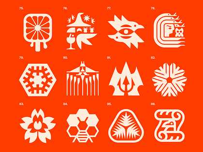 Glyph Beer icons 75-86