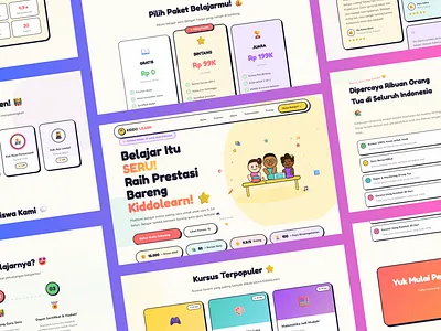 KIDDOLEARN — Making Learning Feel Like Play childweb colourfun design frontend kidswebsite landingpage ui webchild webdesign webdeveloper website websitefun websitekids websitelearning
