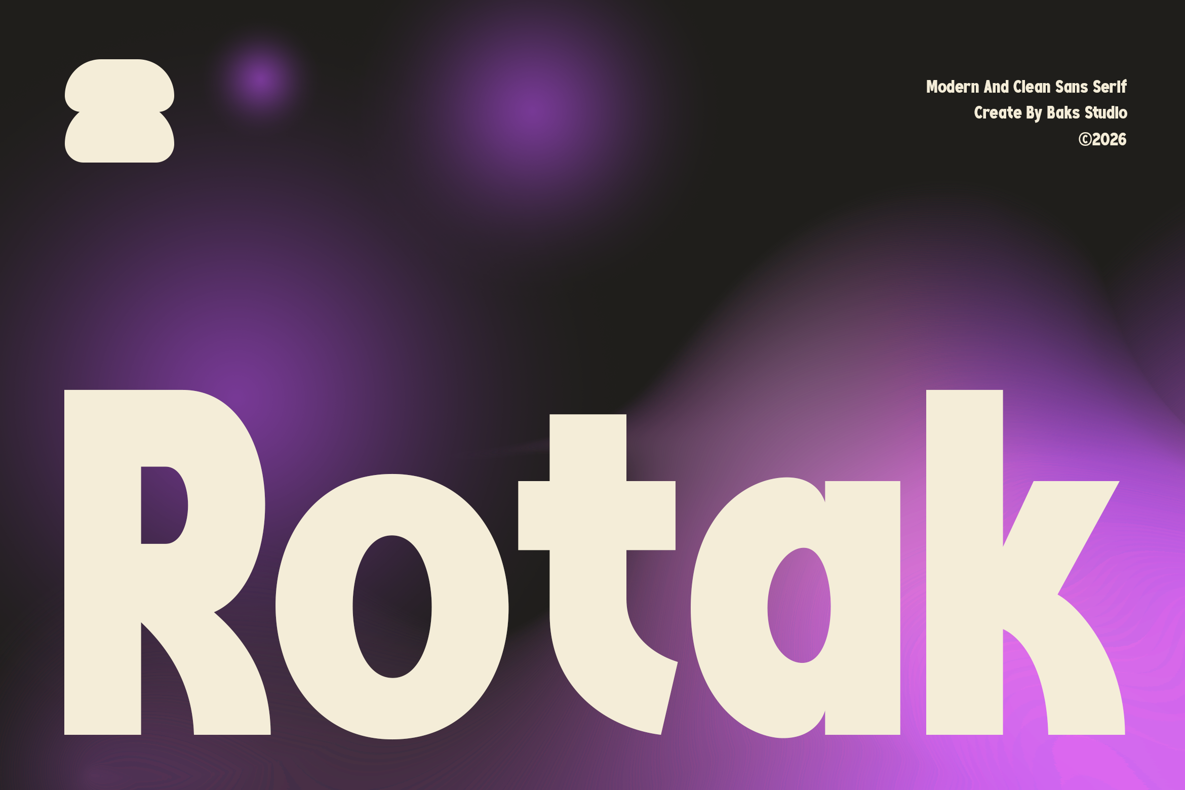 Rotak | Corporate Font agency brand identity branding clean corporate creative typography dashboard display editorial graphic design landing page logo logotype minimal modern sans professional sans serif typeface ui ux
