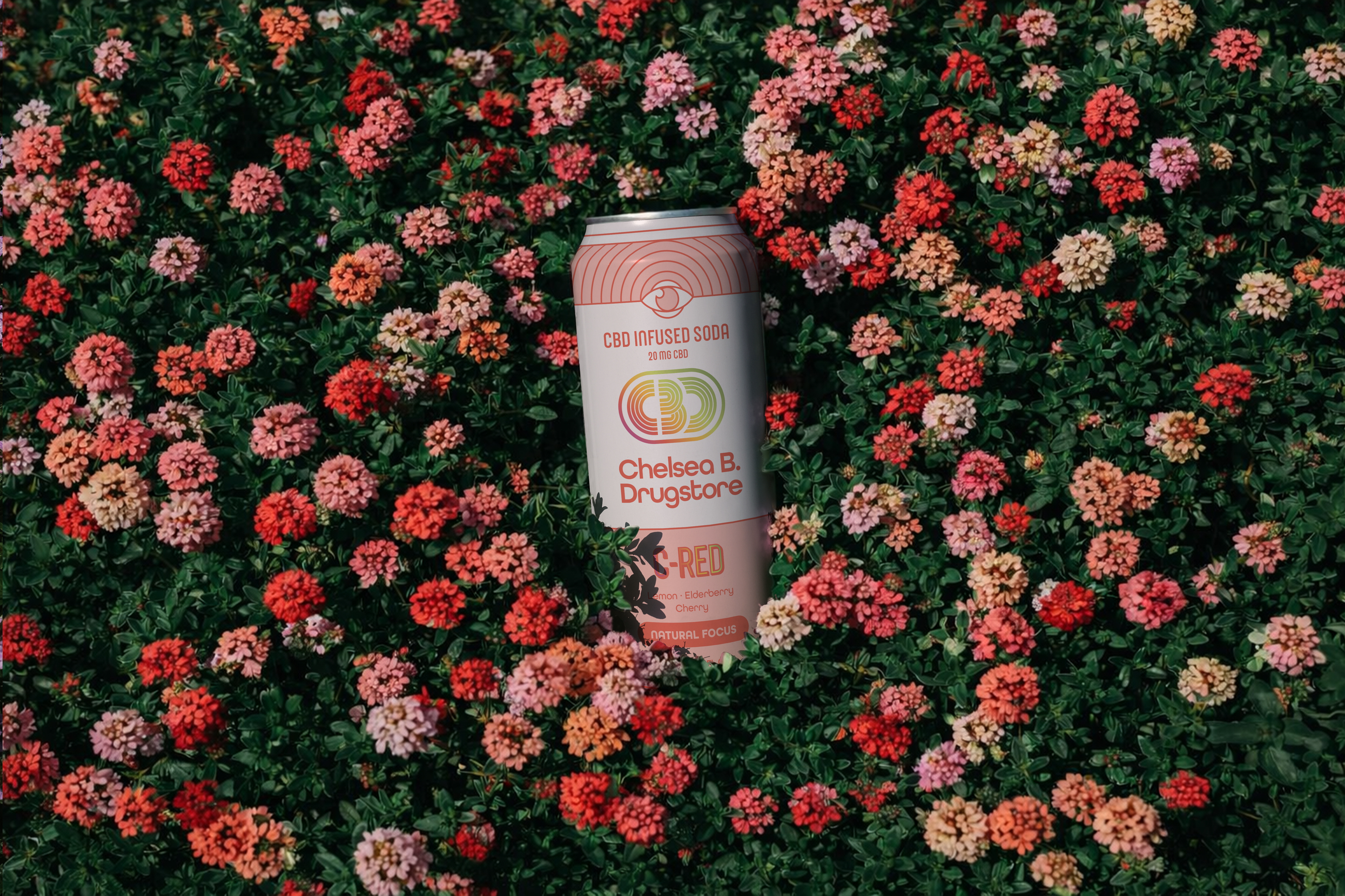 Chelsea B. Drugstore branding cbd drugstore packaging retro soda