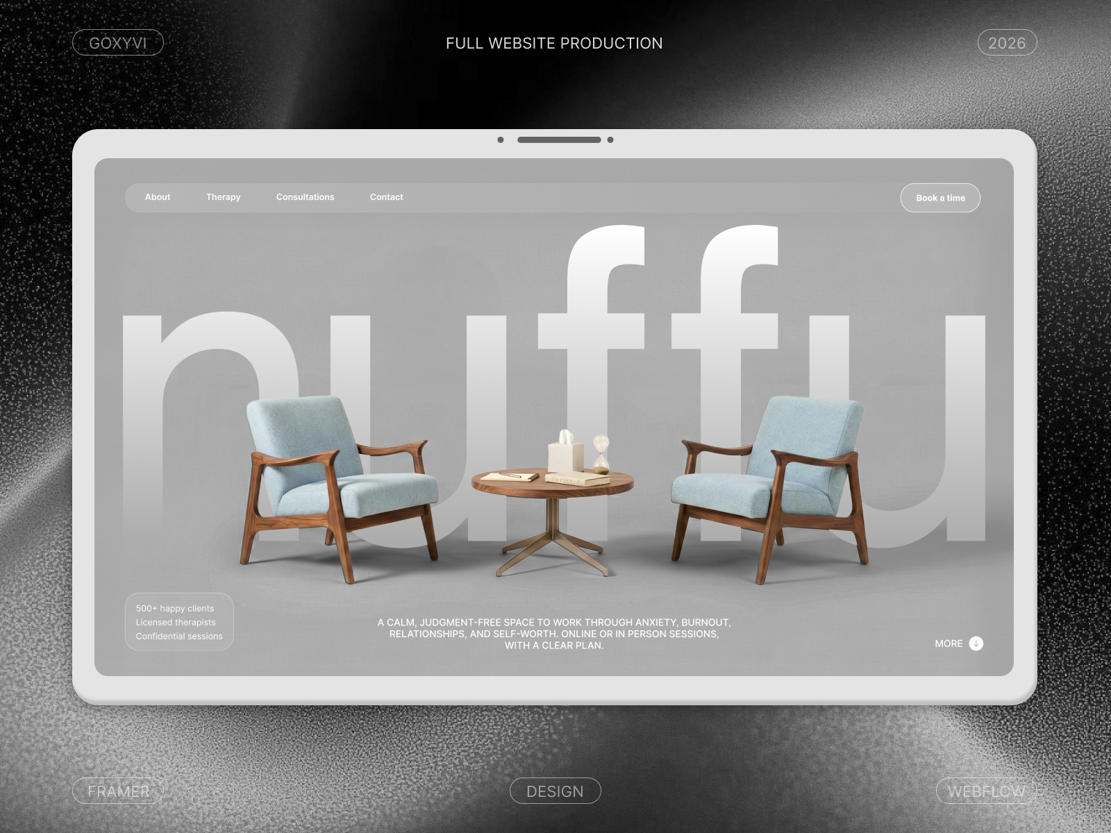 Website for a psychologist