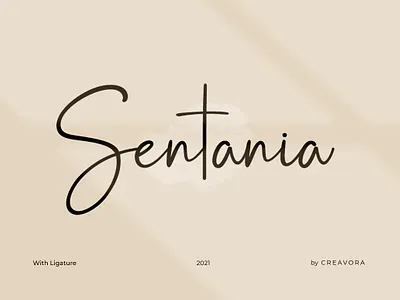 Sentania - Handwriting Font calligraphy calligraphy font elegant chic font elegant font hand written font handwriting lovely font minimalist font minimalist script modern calligraphy modern font sentania handwriting font signature stylish font wedding logo font wedding script