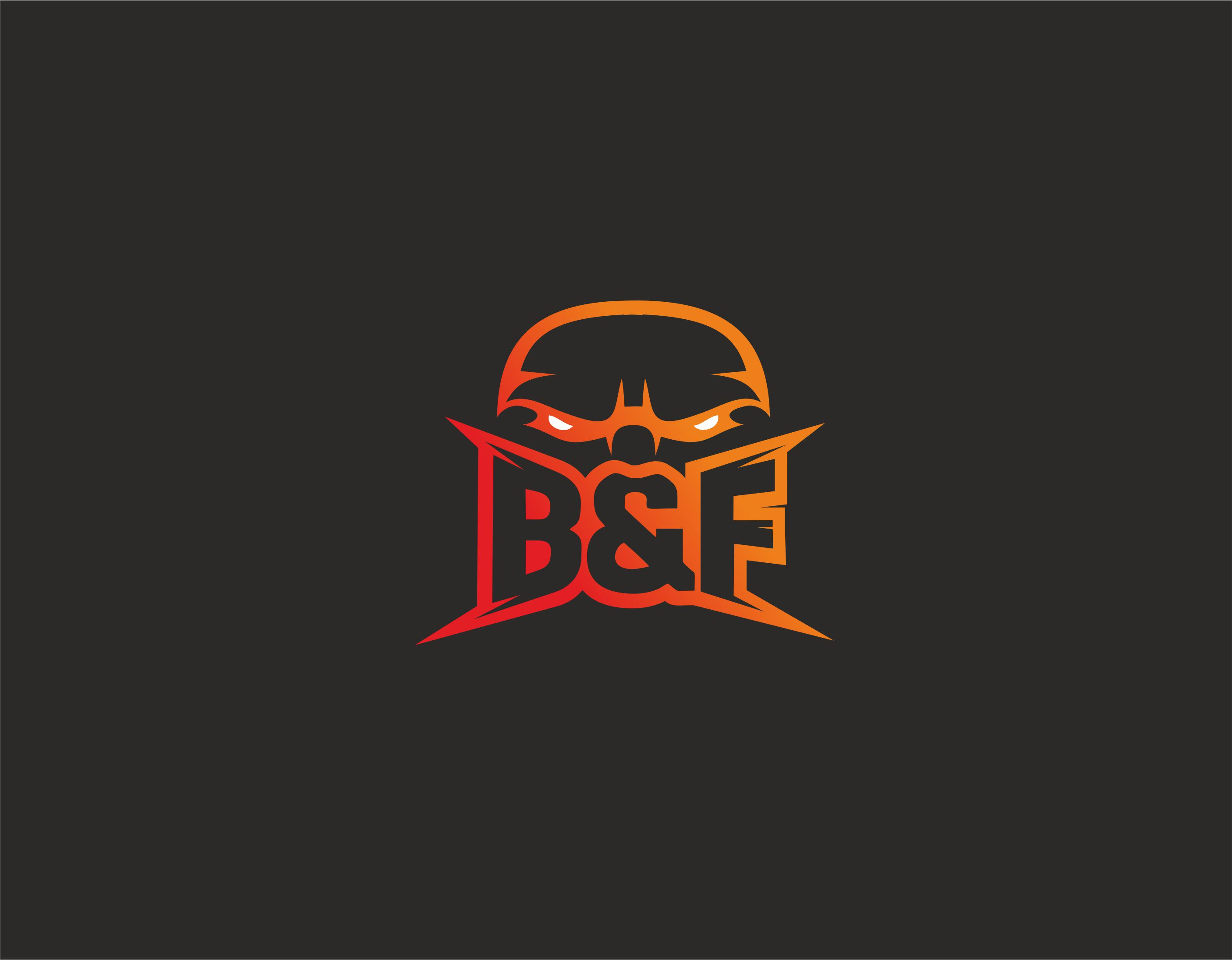B&F logo branding fitness logo logo