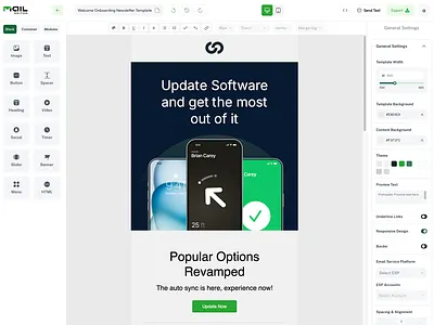 Email Template design (HTML & Editable) designmodo email design email design tool email layout email newsletter email template email template design email templates modern email template newsletter newsletter design stripo