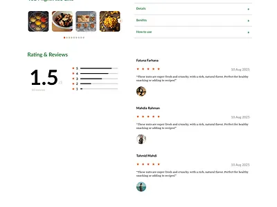 Organic Harvest ( P_Details) design graphic design ui ux
