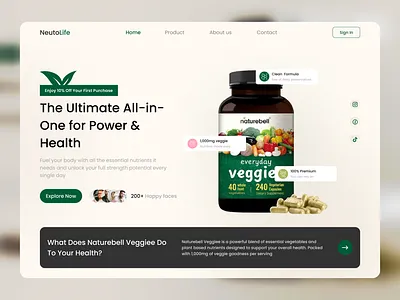 E-commerce landing page ecommerce figma landing page landing ui minimal ui product design ui design uiux user experience user interface visual design webdesign website webui wireframe