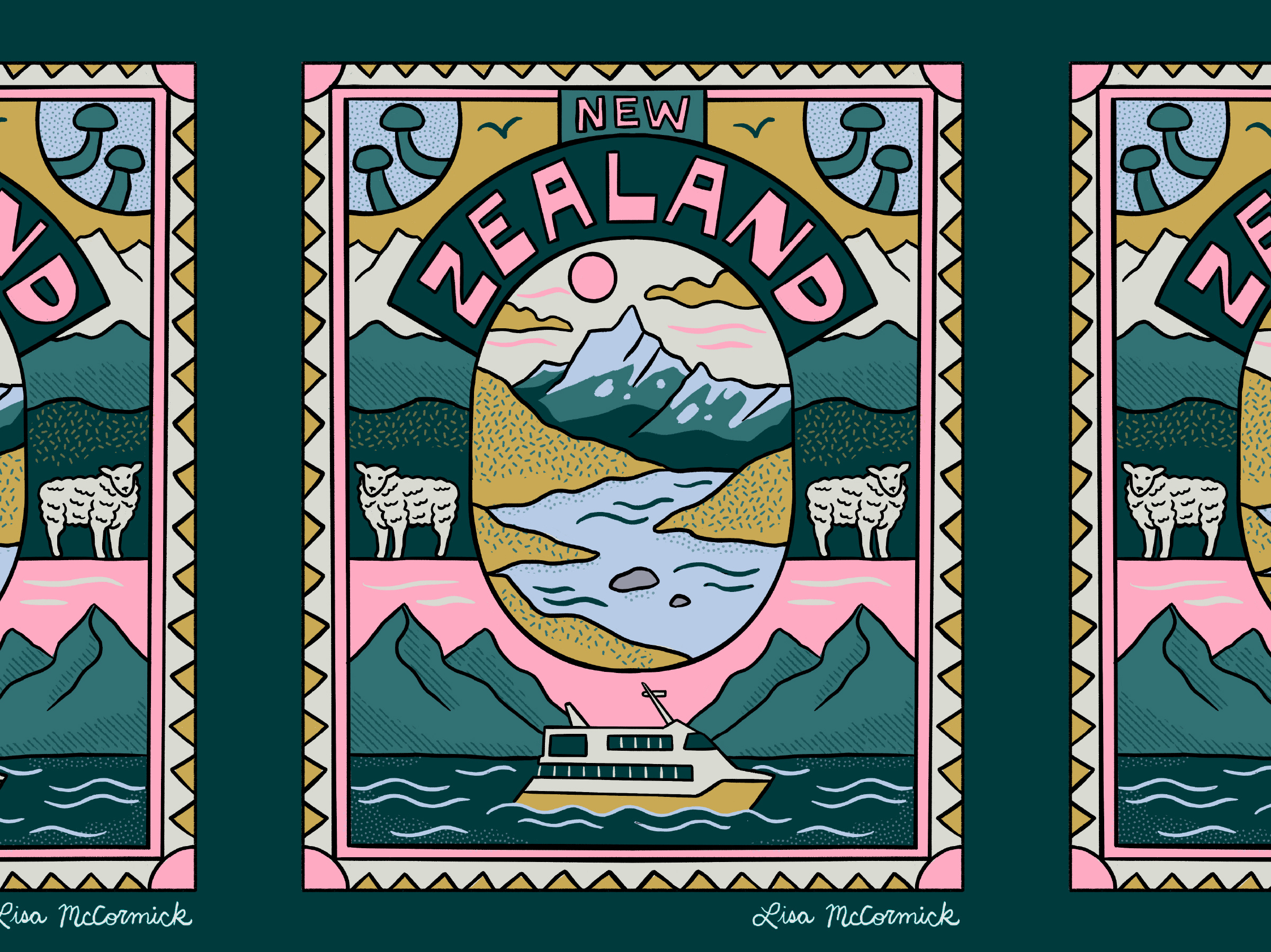 New Zealand Illustration