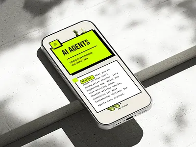 AI Agents – Educational Website (phone version) agent ai aiagent animation branding design designs graphic graphic design graphicdesign landingpage mobile phone responsive ui uiux ux version website