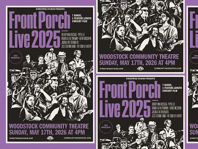 Streetwise Studios Movie Poster band design band flyer band merch band merchandise concert film concert graphic concert poster gig poster live music movie poster music design music graphic music packaging music poster