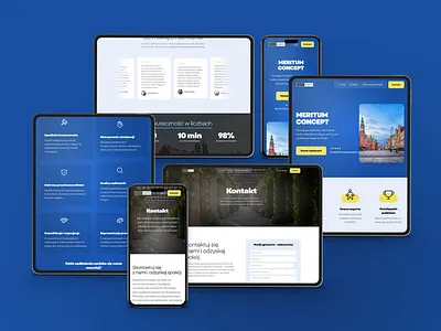 Meritum Concept No Code Website figma framer nocode prototyping rwd website ui web design