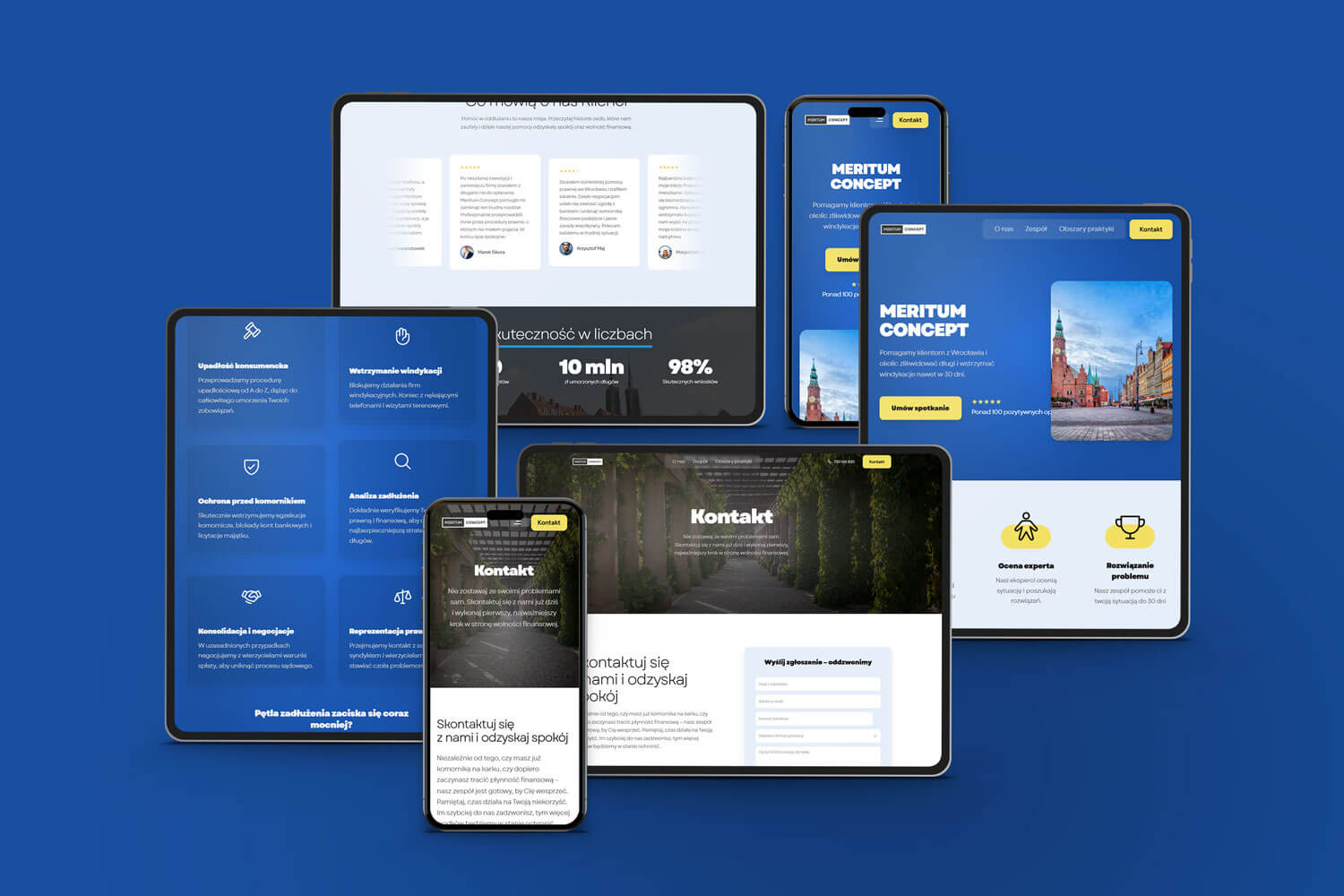 Meritum Concept No Code Website