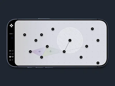 Geometric Puzzle Game 2advanced concept game geometry icon minimalism mvp neomorphism neopunk neumorphism pictogram product puzzle ui ux