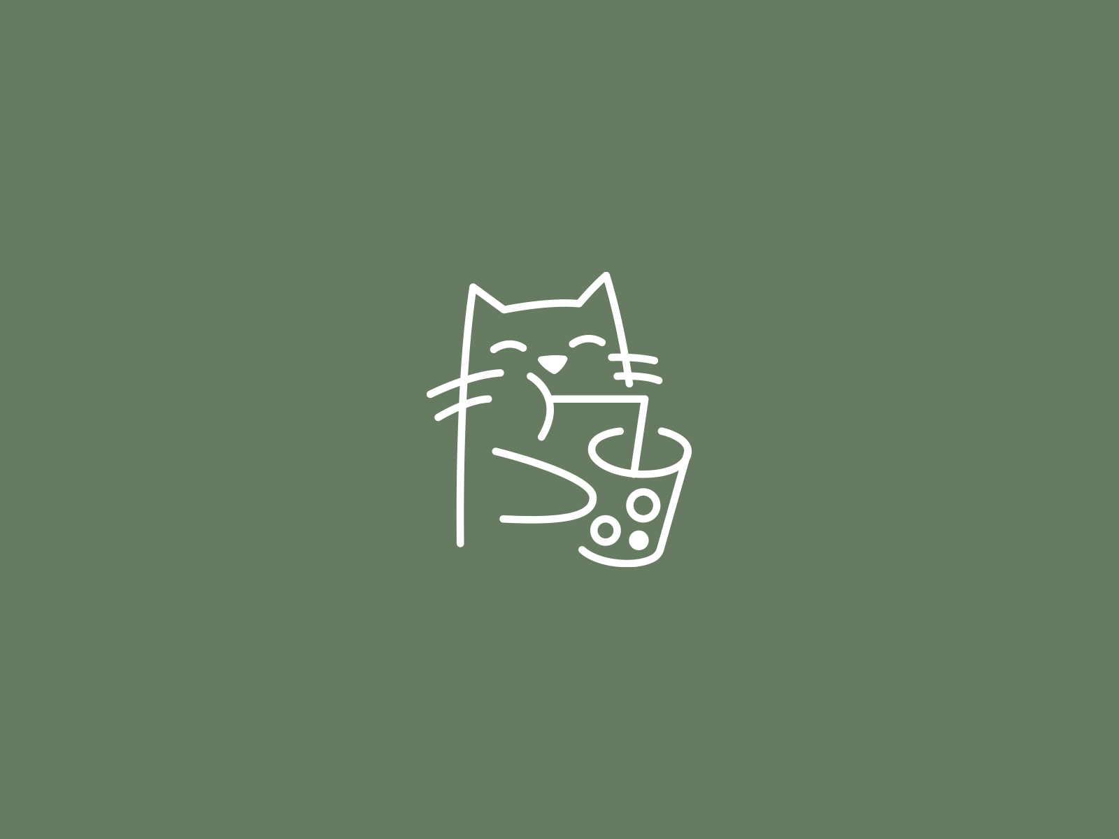 Cat and glass (Logo option for a cafe) brand brand design brand designer branding branding design branding designer cafe cafe logo cat cat logo character coffee logo glass logo logo design logo designer logodesign logodesigner logotype mascot