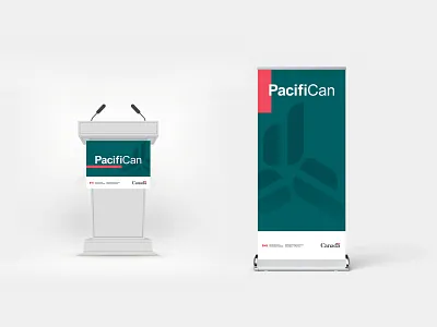 Government Event Branding - Conference Display Graphics banner design british columbia canada conference design environmental graphics event branding federal conference government events podium graphics public sector events