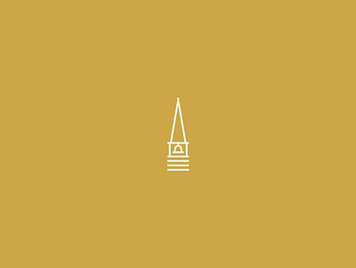 Meetinghouse Church Concept bell tower brand branding church community design icon illustration logo mark place to belong symbol typography