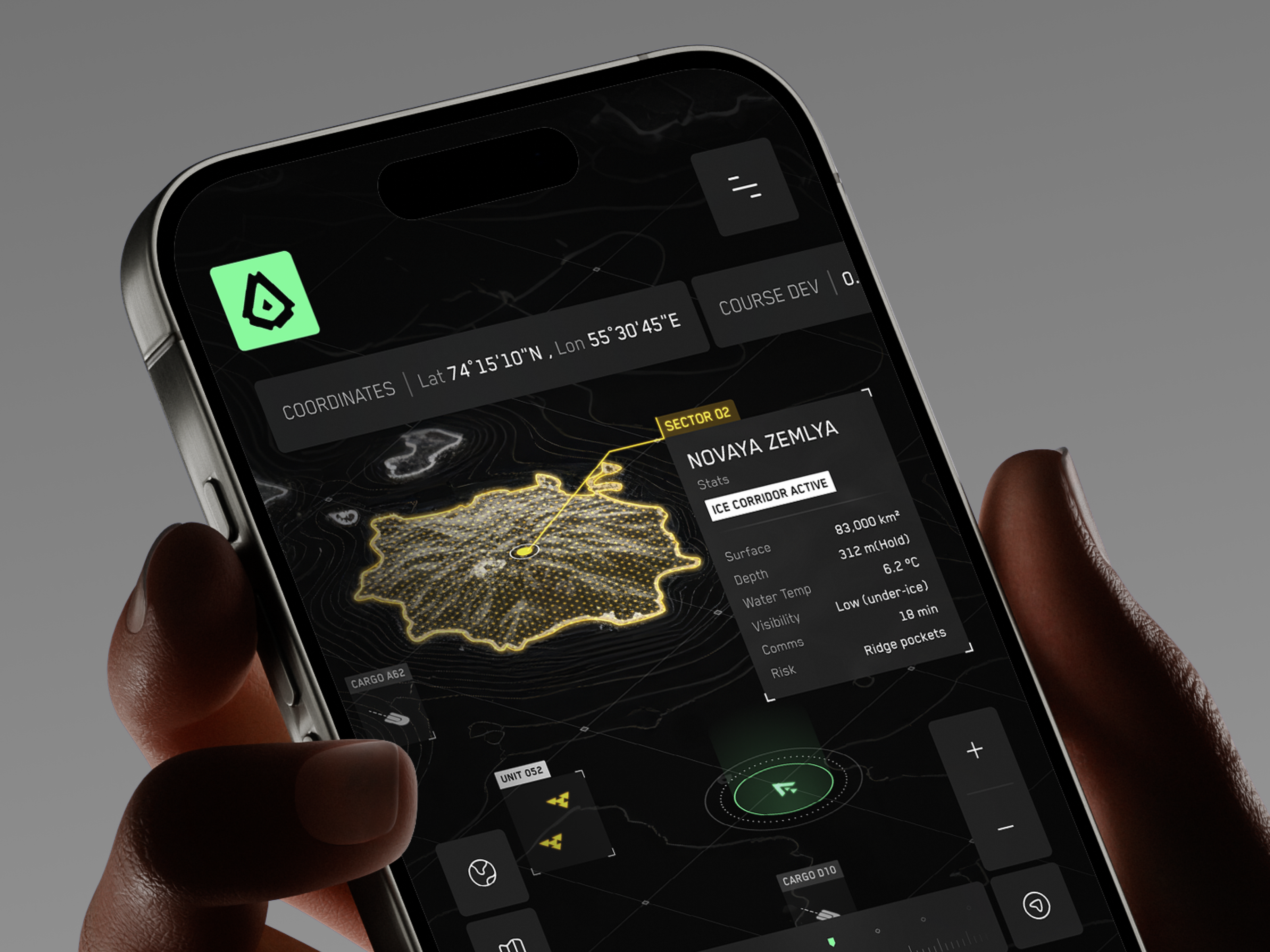 SilentArc Submarine Ops - Mobile Responsive ai app design artificial intelligence dashboard innovation ios military tech minimalism mobile design operations product design submarine tactical ui ui design ux design