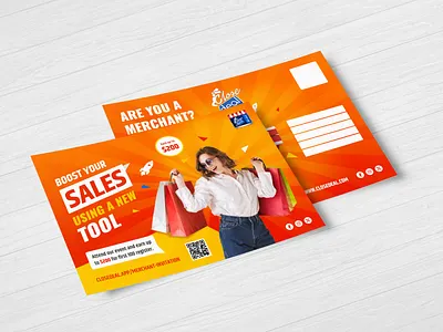 POSTCARD FOR BOOSTING SALES boosting sale postcard clean postcard creative postcard door hange double side postcard flyer design graphic design mailer mailler marketing design marketing postcard modern design modern postcard postal card postcard design product marketing promotional postcard sales flyer