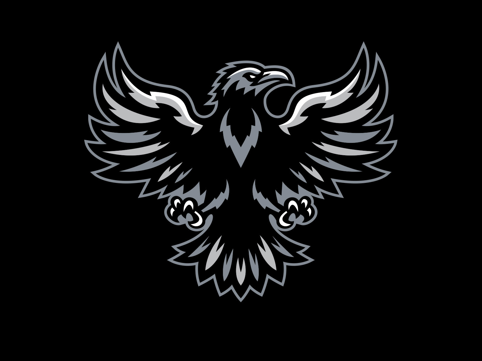 Example of Ravens Mascot Logo