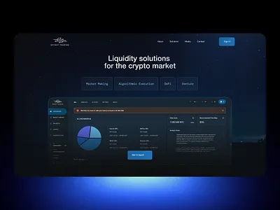 Skynet Trading — Crypto Liquidity Platform UI blockchain crypto crypto design daap dao dark ui dashboard design finance fintech futuristic liquidity platform meta product design saas startup design trade trading trading dashboard trading platform web3