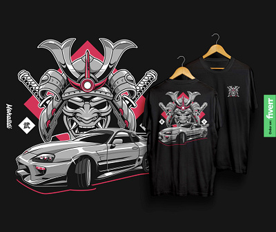 Supra Samurai Car Drawing car tshirt samurai supra