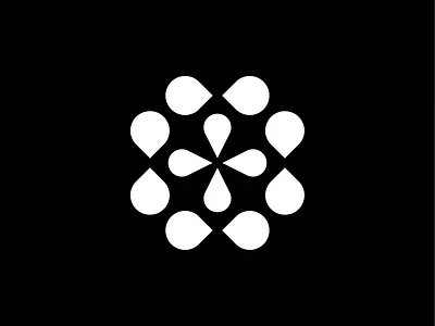 Petalon [mark] ai brand branding design digital geometric graphic design icon logo marks minimal monochrome monogram negative space petal sports tech visual identity web3