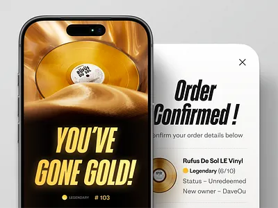 SoundMint App UI app collectible collector crypto design digital edition limited marketplace mobile music nft product rarity store trading ui vinyl web3