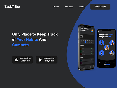 Habit Tracker App Promotion android app design habits habittracker promotion ui