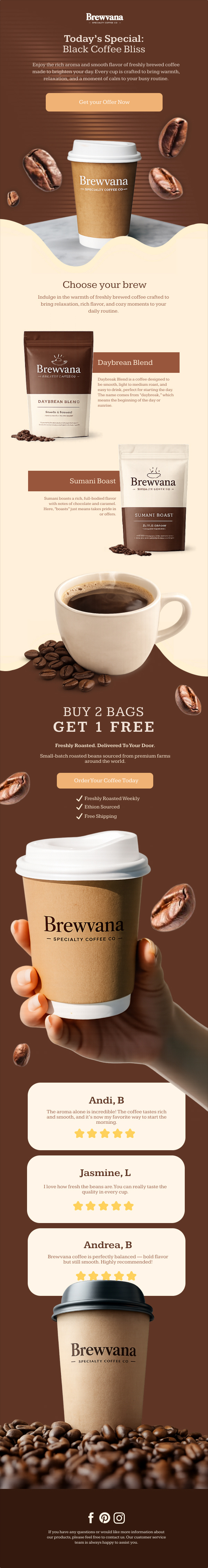 Example of Creative Email Marketing Banner Design