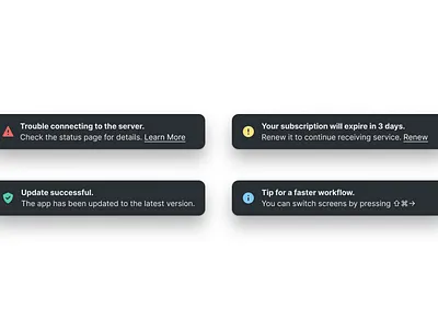 Alerts - Four Message Tones alert notification