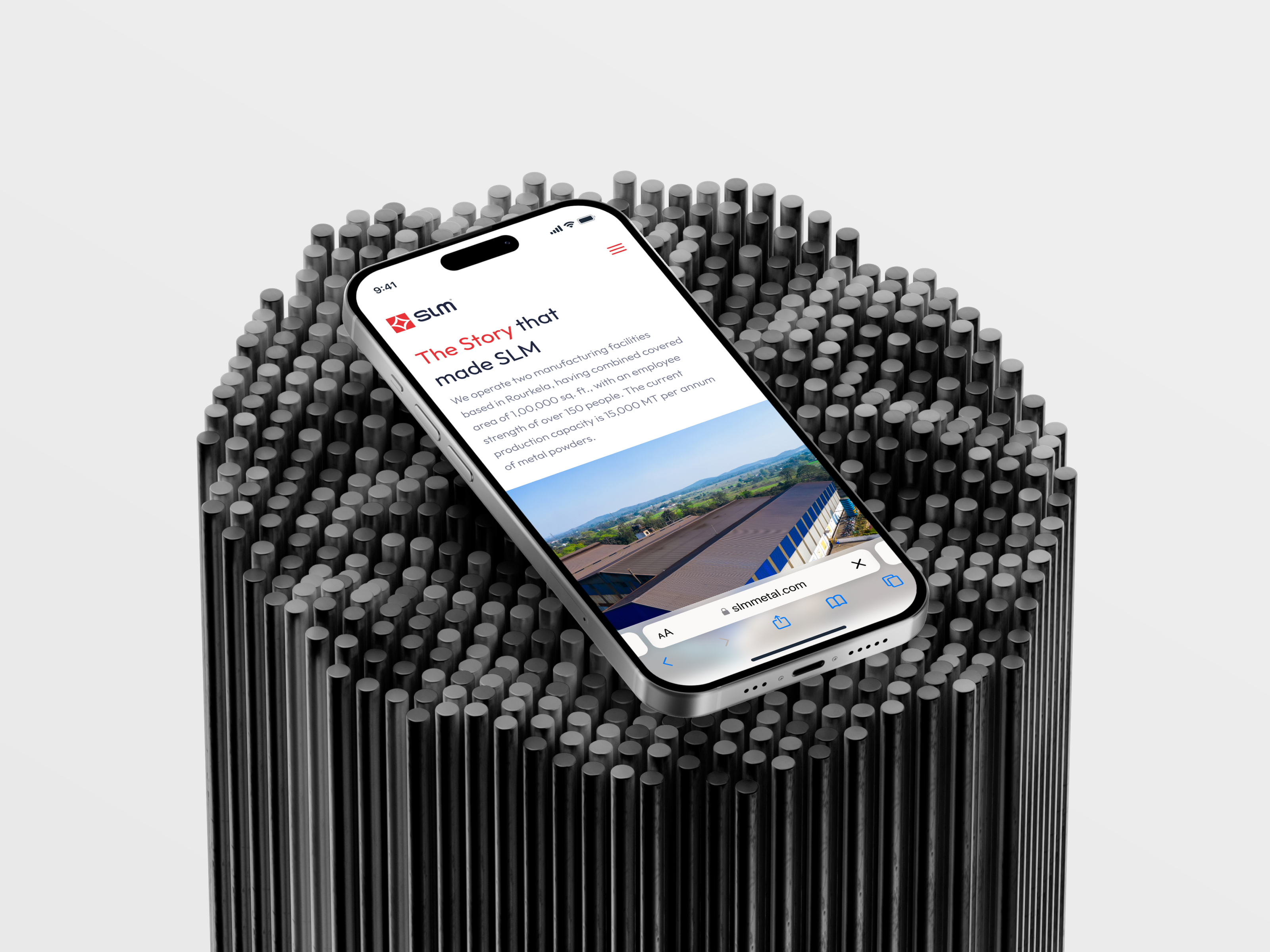 SLM - Branding & UI/UX Design animation brand collaterals brand discovery brand identity brand manual brand positioning brand stationary branded templates branding logo design manufacturing metal powder stone ui website development website ui