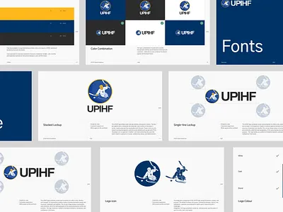 Brand Identity - UPIHF marketing logo social media branding social media logo sport brandbook sport branding sport design sport graphic design sport logo sport ui sport uiux sport ux sport visual identity sports branding sports graphic design sports logo sports visula identity