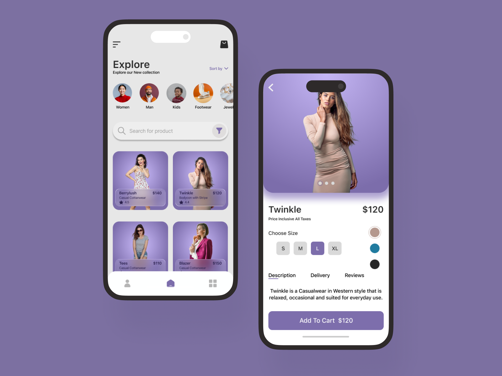Example of Modern App UI UX Design Service