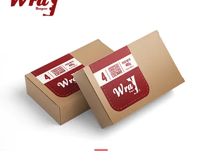 Wray Burgers branding design food graphic design logo packaging vector