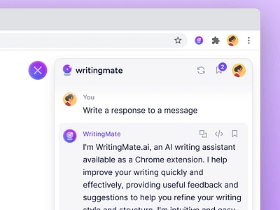 WritingMate: #1 ChatGPT/GPT-3 assistant ai chatgpt chrome extension dark theme ligh theme