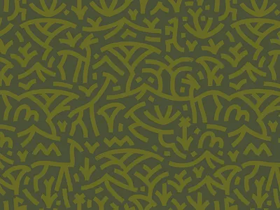 Savannah Pattern graphic design illustration line art minimalist pattern design