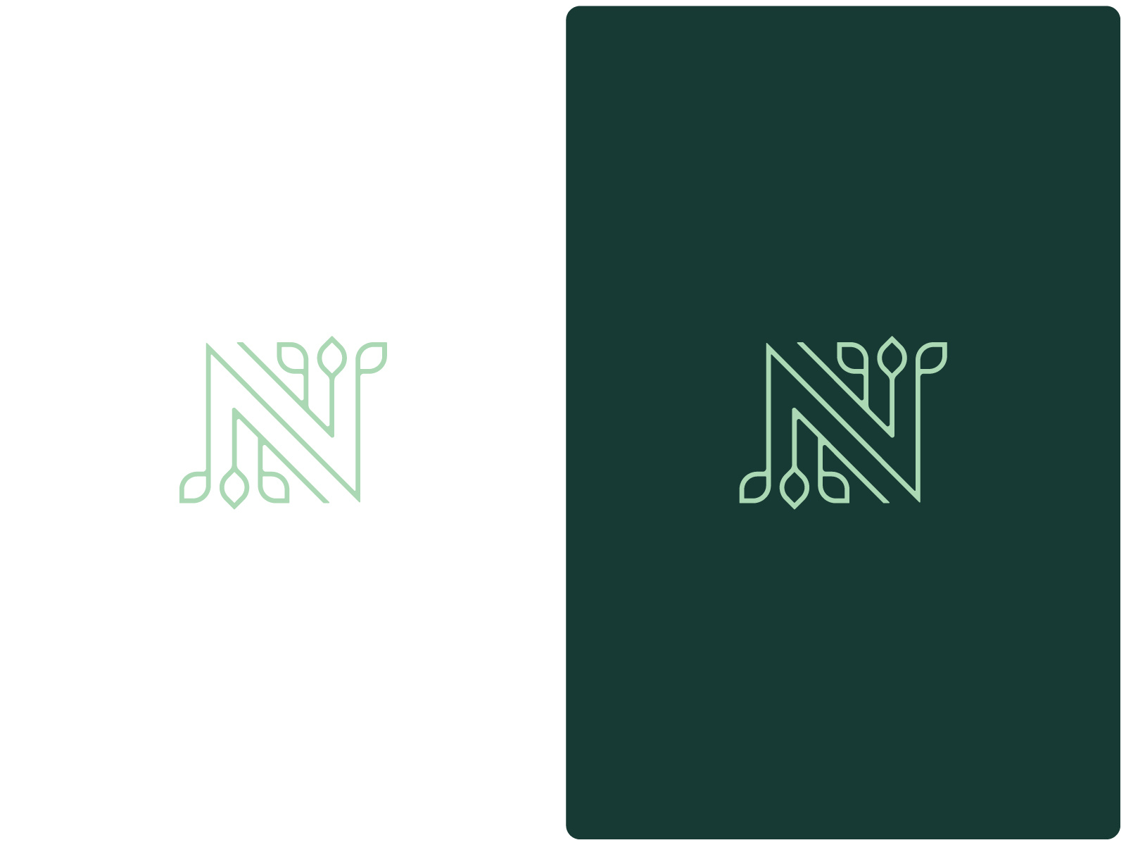 Letter N + Leaf logo mark brand branding food logo gardening health care healthy logo leaf leaf logo leaves logo letter logo letter n letter n logo letter n mark minimal logo modern logo nature logo nutrition logo plant care simple logo wellness logo