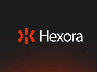 Hexora - AI Marketing Logo Design ai animate artificial intelligence b2b brand branding branding concept clean dipa inhouse logo logo design logo icon logotype marketing modern saas startup