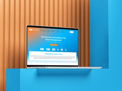 Smart Data Management - Website UI Design branding hero page landing page shopify squarespace ui design ux design web design webflow website wix wordpress