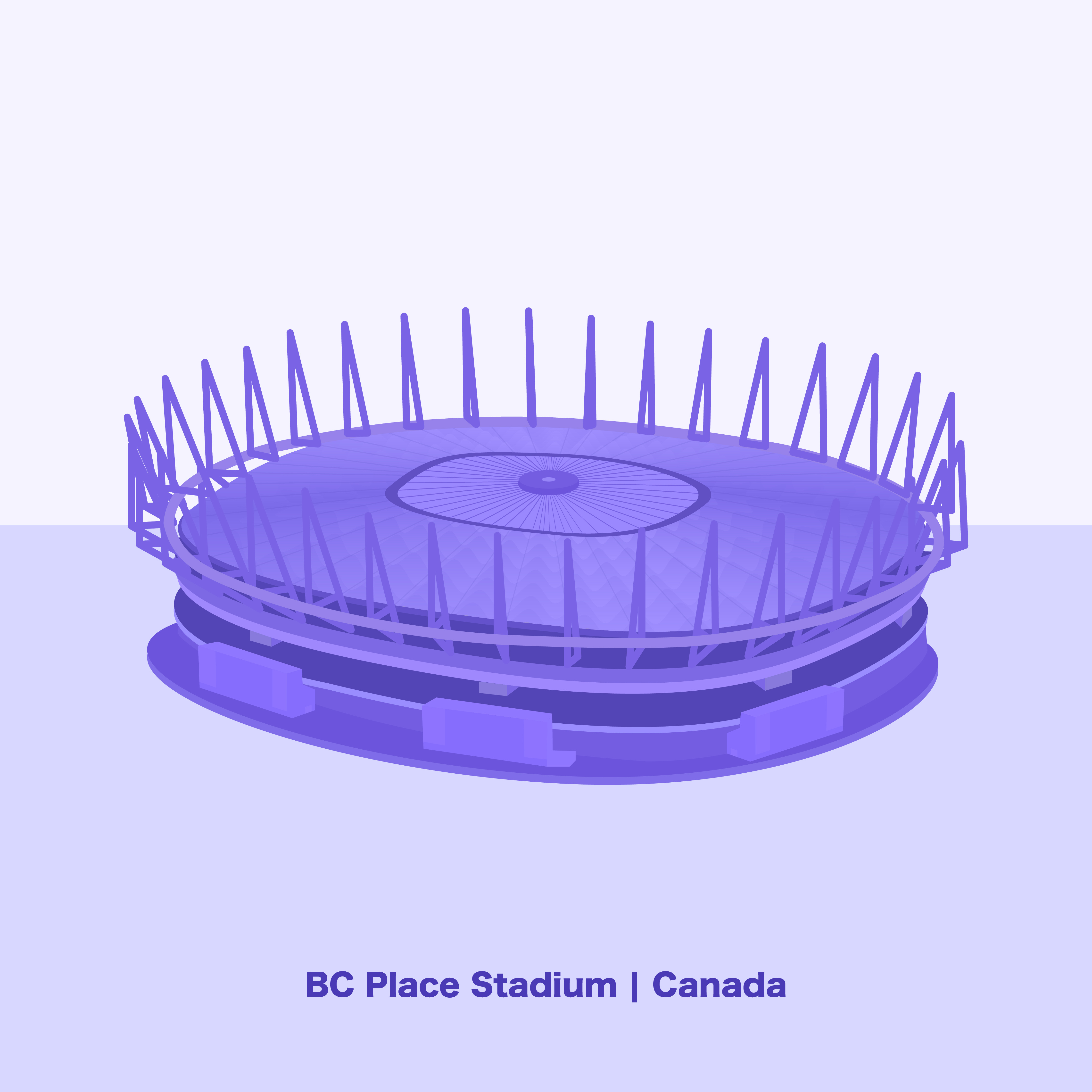 BC Place Stadium Vector Illustration architectural illustration bc place stadium canada canada culture digital art fifa stadium fifa26 football stadium illustrated stadium illustration image to vector image tracing landmark illustration minimal illustration modern illustration sports stadium stadium architecture stadium illustration vancouver vector illustration