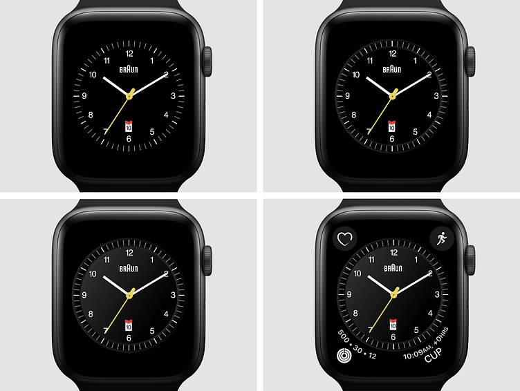 [FREE] Apple Watch Braun Face by Lukáš Miško on Dribbble