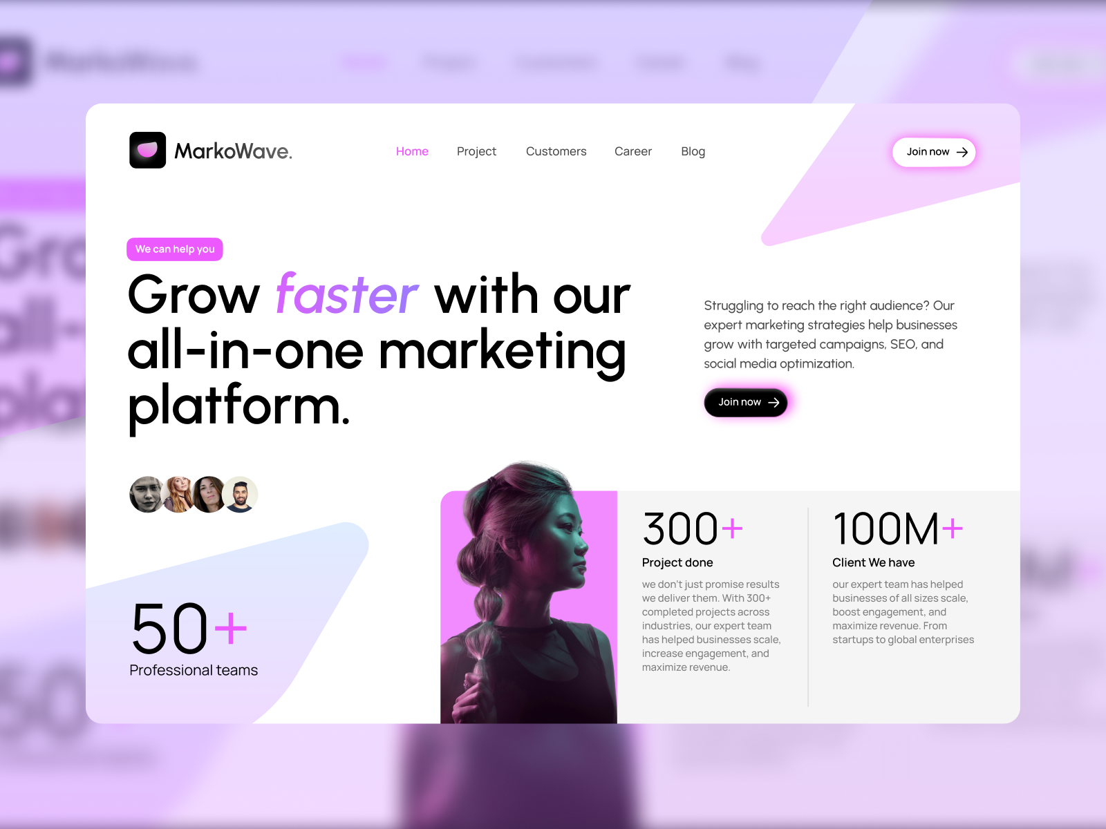 AI Marketing Automation Platform — SaaS Website Landing Page 2026 design trends ai design animation b2b conversion optimization dark theme dashboard design inspiration digital marketing figma gradient hero section landing page marketing automation product design responsive design saas ui design ux design web design