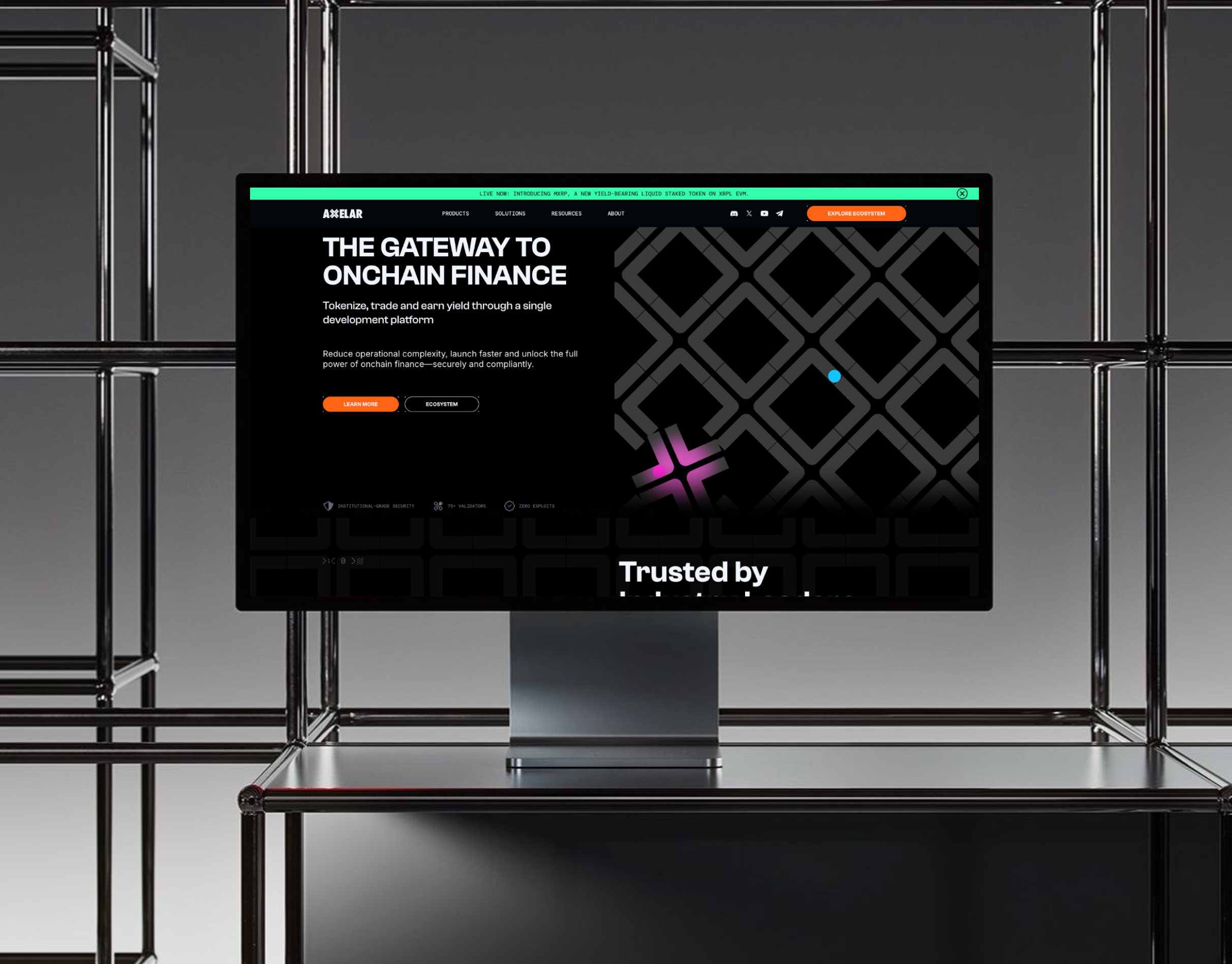 Axelar — Web3 Blockchain UX UI Design blockchain blockchain ux case study branding case study crypto design crypto exchange crypto website design digital experience fintech graphic design logo motion graphics product design ui uiux uxui design web3 web3 design